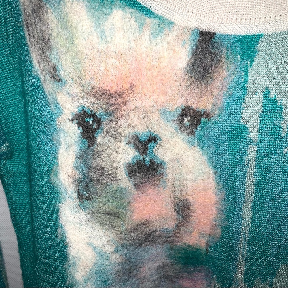 A N T H R O :: Abstract Fuzzy Wool Blend Llama Sw… - image 6